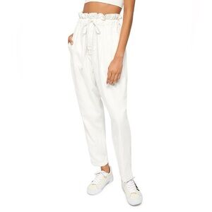 FREE PEOPLE Margate Pleated White Trousers  Pants SIZE S LIKE NEW